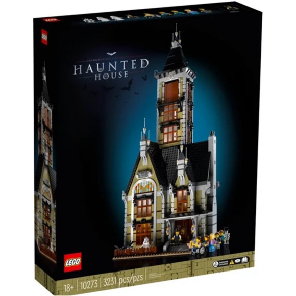 LEGO Haunted House with Black and Gray Details